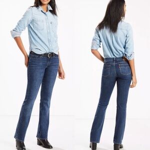 Levi’s Medium Wash Demi Curve Classic Bootcut Denim Jeans Womens 16/33